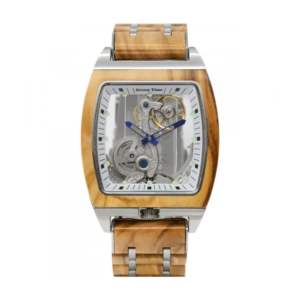 GREEN TIME OROLOGIO AUTOMATIC 44X39MM AUTOMATICO ACCIAIO LEGNO ZW169B