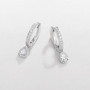 ORECCHINI IN ORO BIANCO E DIAMANTI