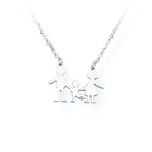 Collana girocollo sagome famiglia &ndash; LeBd&rsquo;Or